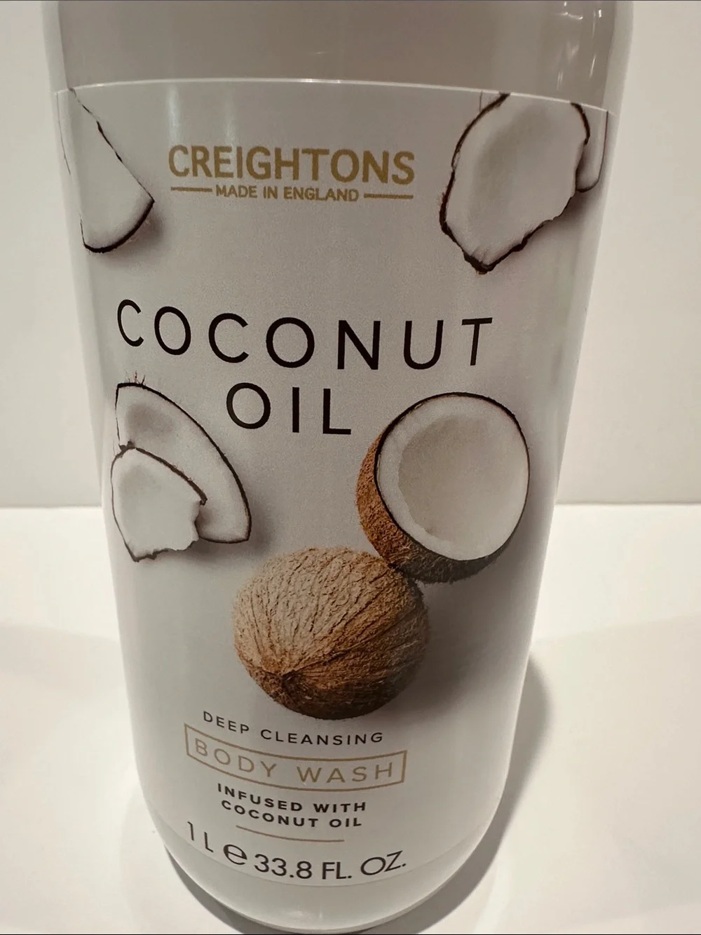 Creightons Coconut Oil Deep Cleansing Body Wash Infused W/Coconut Oil, 33.8 oz.